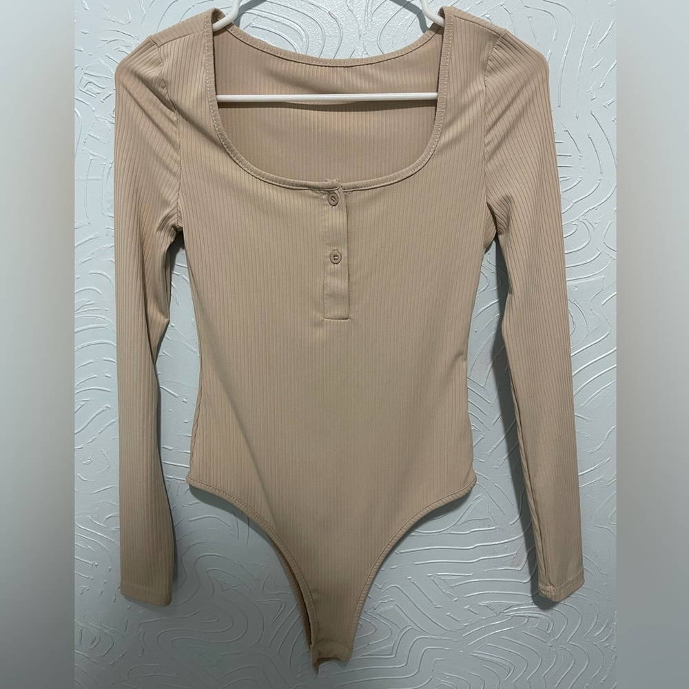 light brown bodysuit